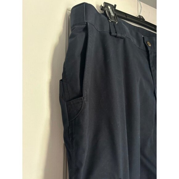 5.11 Tactical Mens Cargo Pants 42x30 Navy Blue Outdoor Work Hiking Pants - Picture 4 of 13